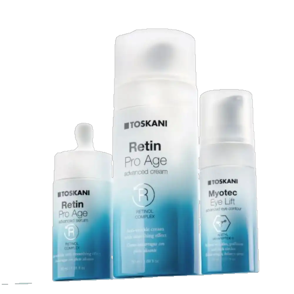 Gift Box Retin serum, cream, Myotec